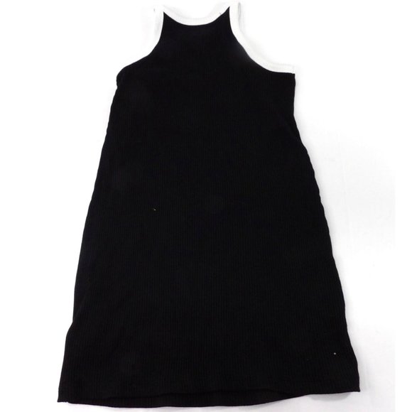 Girl's Justice Black High Neck Rib Dress S 7/8 NWT - Picture 5 of 6